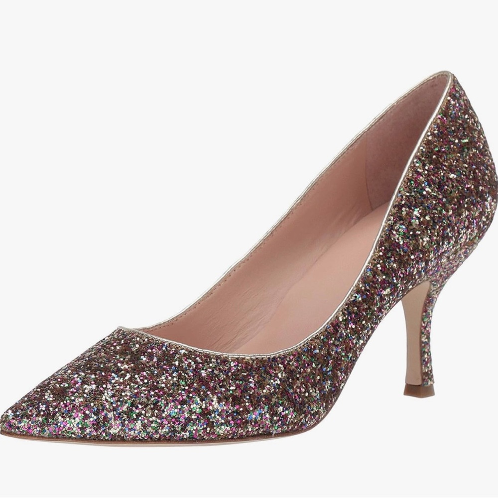 Kate Spade glitter heels